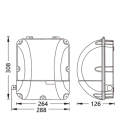 LED Wall Mount Housing for Wall Mounted LED Light Fixture